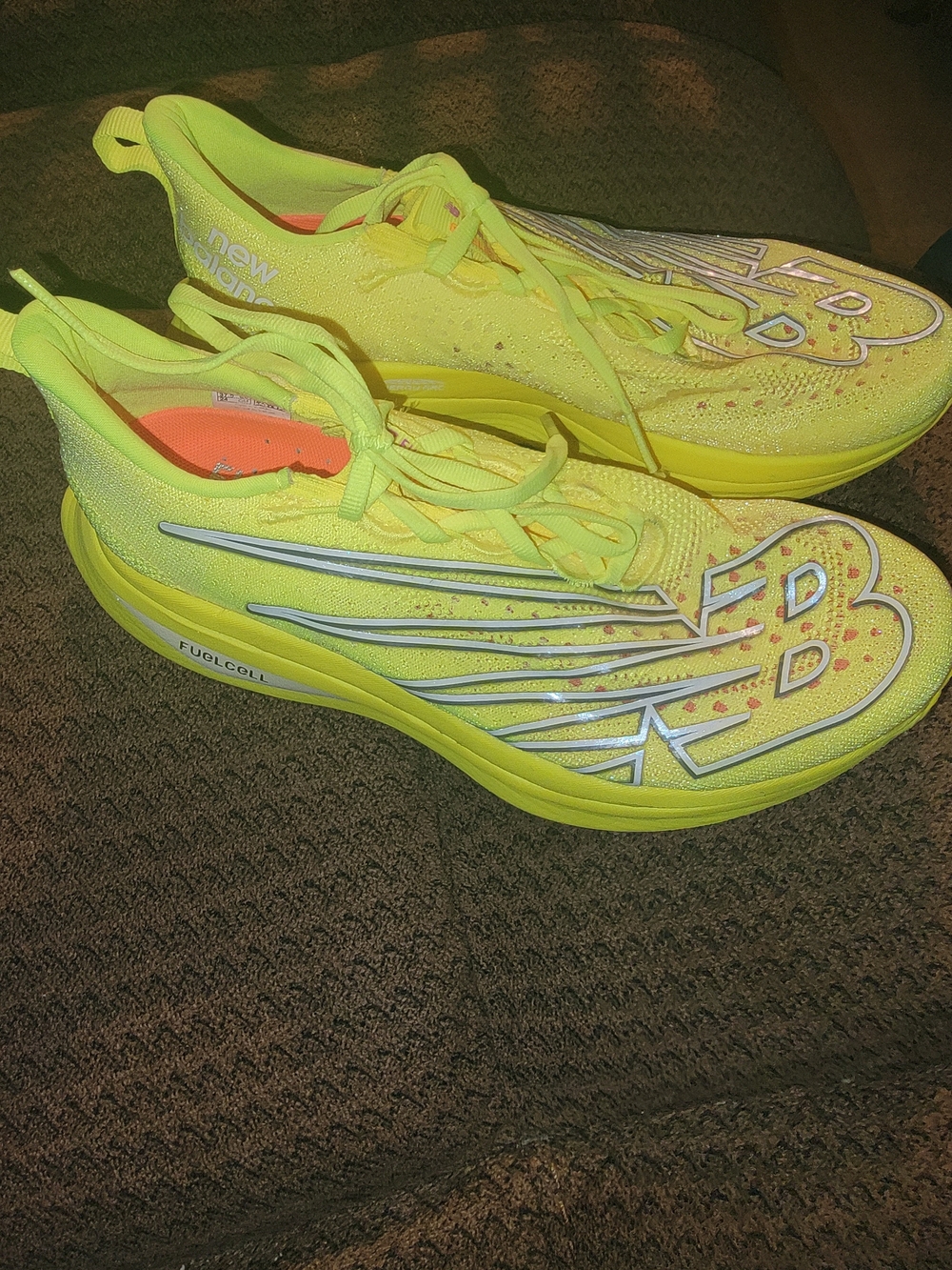 New Balance Fuelcell Supercomp V3 Neon Yellow Racing Sneakers